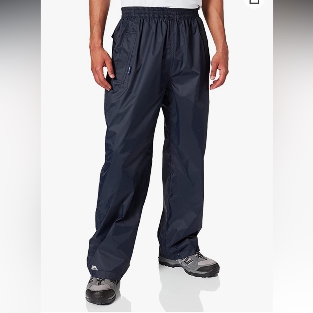 Trespass Technical Performance Waterproof Breathable Hiking Trousers Black L
